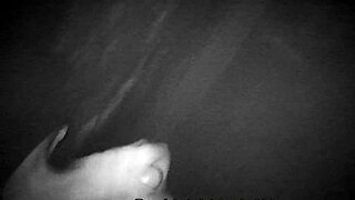 Glory hole drains naughty guy's load deep inside me