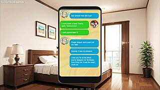 passionate sex with creamy games' busty horny 3d hentai wife in slut marriage game part 01