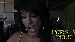 Persia Pele Pounds Hard in Heels with Justin Magnum's Thick Cock