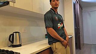 Oh fuck, sexy latina spanks big ass while he's gone!