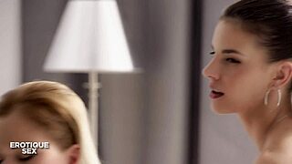 hey tracy gold and candice luca heat up the bed