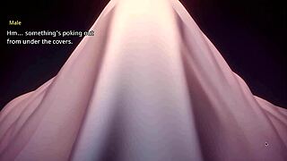 Curvy Uzaki-chan begs to be your big tits sex girlfriend hentai game part 3