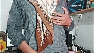 i stroke my hijab ladyboy cock until i cum explosively