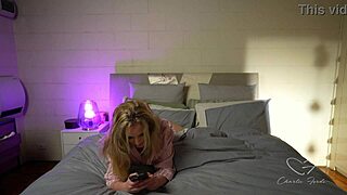 charlie fordes drills wet pussy deep in solo masturbation session