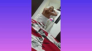 chatting world crazies with my wife then she sucks me off 😏 big tits brazilian style