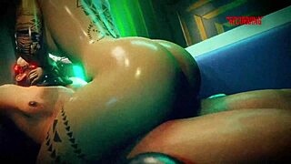 Katherine vibrates wildly watching Maya's intense sex tape climax