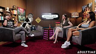 Hailey Rose and Hazel Moore lost in free use ecstasy