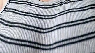 bbw heavy natural boobs drop tease