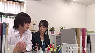 can innocent student teacher resist her boss's forbidden japanese office urges?