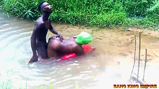 passionate hardcore doggy pounding in the stream delivers messy creampies