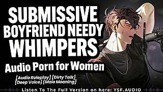 submissive boyfriend whimpers grinding needy bed