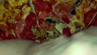 Arabian Snowwhite's Kinky LA Masturbation Fetish with Food Orgasms