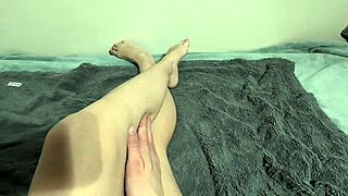 Intense Wand Makes Redhead Squirt Soaked Orgasm in Steamy POV Closeup