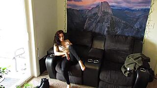 SLOW STRIP TEASE OUT OF SWEATER AND JEANS BY VEGGIEBABYY