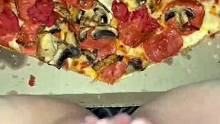 Arabian Snowwhite's Kinky LA Masturbation Fetish with Food Orgasms