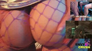 gamer girl in bikini drools drools over huge cock pov!