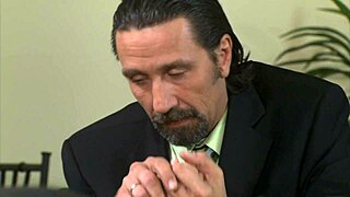 Blonde monica sweetheart rides big cock cowgirl rough on boardroom table with wet pussy