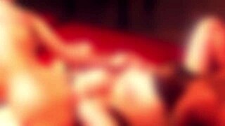 BIG TITS BLONDIE SKY BRI STRIPS HOT LINGERIE FOR PASSIONATE TEASE