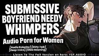 submissive boyfriend whimpers grinding needy bed