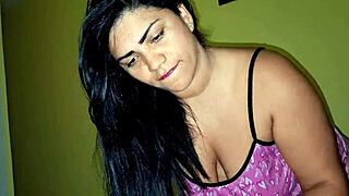 Nicoly gives a wet blowjob and swallows every drop.