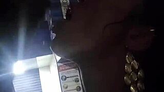 he couldn't hold back and stripped in public street