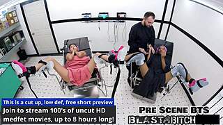 Yesenia YouSo's Shaved Pussy Blasted with Cum Backstage Close-Up