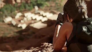 I captured sexy Lara Croft for intense anal riding