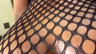 check out her petite bubble butt riding that toy so wet
