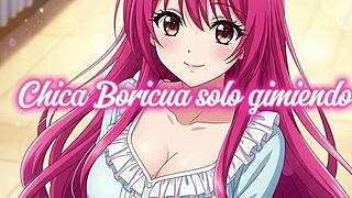 boricua kassindrix moans hard in solo play