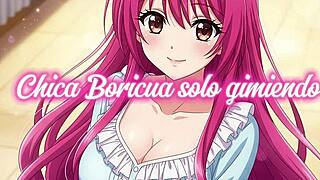 boricua kassindrix moans hard in solo play