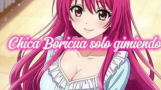 boricua kassindrix moans hard in solo play