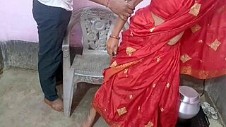 hey indian husband and wife enjoy marriage anniversary holiday moments