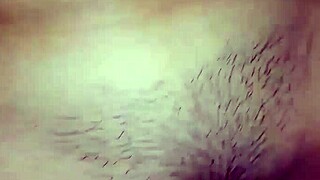 detailed asian hairy pussy sex ends with huge cumshot on belly