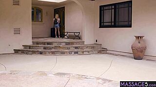 😏 petite blonde teen opens wide for that monster cock blowjob!