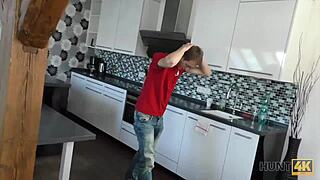 hunt4k nerdy cuckold sells girlfriend's pussy pov cash fuck old nerd happy