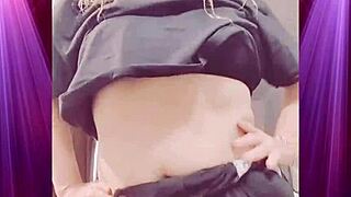 shaking my juicy ass in tight boyfriend clothes