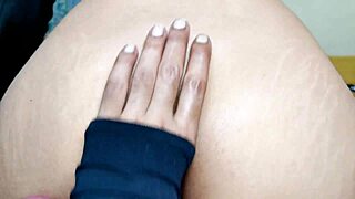 petite desi wife rides boyfriend's cock wildly making him explode in pure bliss