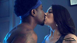 busty goddess rubs swollen clit to shattering orgasm on monster bbc