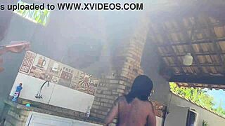 skinny latina influencers swap partners poolside anal style