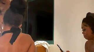 Pornstars Dive into Rough Threesome at Wild Party