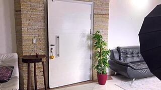 we invade ted's mansion fuck hot young babe she squirts on floor