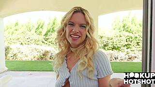 Stunning whore Lindsey Lakes begs Nade for rough face fuck and cumshot