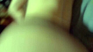 Tattooed Ukrainian brunette amateur devours monster cock homemade