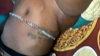 casual family friend turns intense with juicy pussy pounding