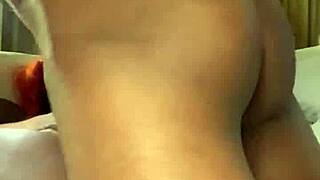 hot missionary hotel fuck with wet pussy gripping monster cock
