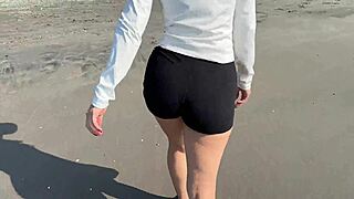 Tattooed Latina Rides Big Black Cock After Beach Day