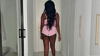 i roughly fuck ebony pornstar's tight pussy with huge cock homemade