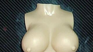 dolly begs for brutal double penetration tit cumshot