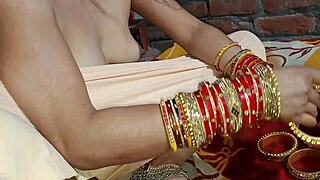 beautiful indian babe delivers sloppy blowjob and wild pussy fuck