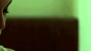 Solo beauty fingers wet slit teases small tits close!